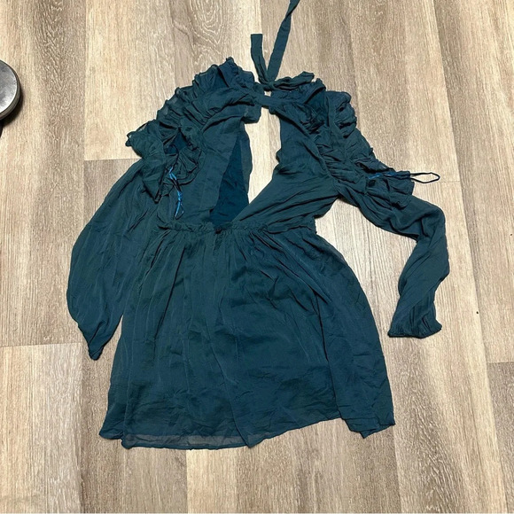 FREE PEOPLE Mini Ruffle Dress - Picture 8 of 9